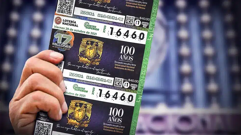 ¿Cuánto cuesta el boleto de la lotería nacional?